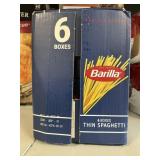 Barilla thin spaghetti 6 boxes