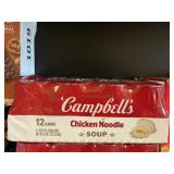 Campbells chicken noodle soup 12 cans