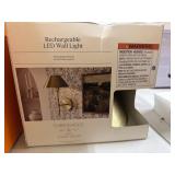 Threshold rechargeable LED wall light