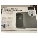 Surge 3600W battery generator