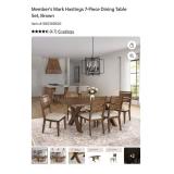 Hastings 7-pc dining table set 2 box set