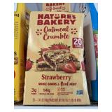 Nature Bakery oatmeal crumble strawberry 20 bars