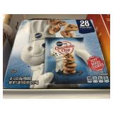Pillsbury chocoalte chip cookies 28 pouches