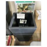 28in Black tall planter
