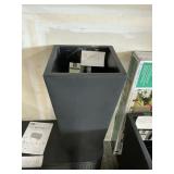 28in Black tall planter