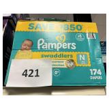 Pampers NB 174 diapers