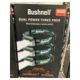 Bushnell dual power three pack headlamps
