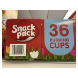 Snack Pack pudding 36 cups