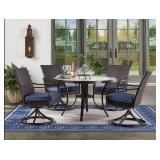 Heritage Coll 5-pc dining set in Indigo