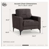 Serta Fletcher chair charcoal