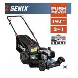 Senix gas push mower 140cc 21in