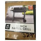 35in Barrel grill