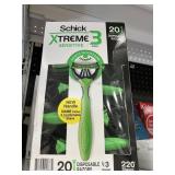 Schick Xtreme 20 disposable razors
