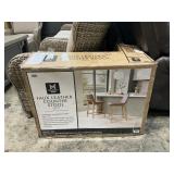 Faux leather counter stool lattee 1 stool
