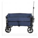 All terrain folding wagon- blue