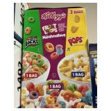 Kelloggs variety cereal 3 bags