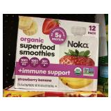 Noka organic smoothies 12 pack