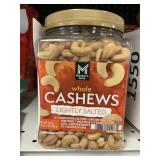 Whole cashews 33 oz