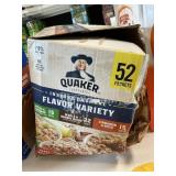 Quaker instant oatmeal 52 packets