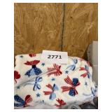 Bow throw blanket