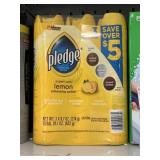 Pledge lemon polish 3 cans
