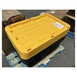 4- Yellow & black totes