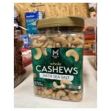 Whole cashews w/ sea salt 33 oz