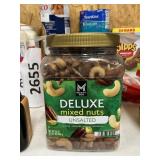 Deluxe mixed nuts unsalted 34 oz