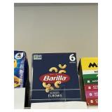 Barilla 6 boxes elbows