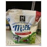 Instant milk makes 22 qts