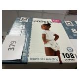 Premium 108 diapers size 8