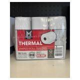 Thermal paper roll 18 ct  3  1/8inx190ft