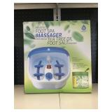 Heated foot spa massager