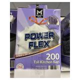 Power Flex tall kitchen bags 200 ct
