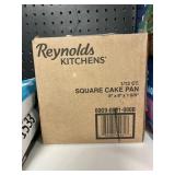 Reynolds square cake pan 12 ct