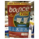Bounce dryer sheets 400 sheets