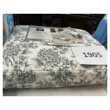 Printed quilt set 3pcs F/Q