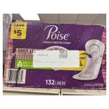 Poise 132 liners