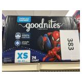 Goodnites XS 74 ct