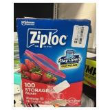Ziploc 100-storage quart bags