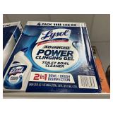 Lysol toilet bowl cleaner 4 pack