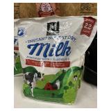 Instant milk makes 22 qts