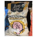Lesser Evil popcorn 14 oz -maybe crushed