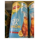 Lipton iced tea lemon makes 38qts