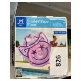 Inflatable smiley face  float