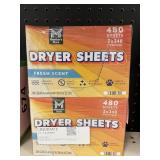 Dryer sheets 2-240 ct
