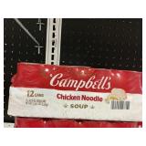 Campbells chicken noodle soup 12 cans