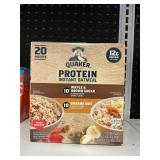 Quaker protein instant oatmeal 20 pouches