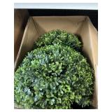 2- Boxwood spheres