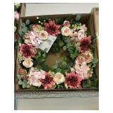 30in Pink dahila wreath